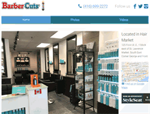 Tablet Screenshot of barbercuts.ca